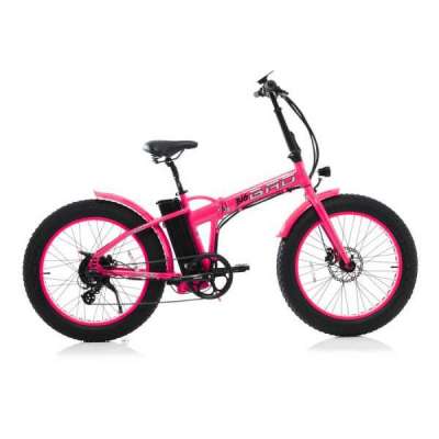 Bicicletta Bad Bike BIG BAD Folding eBike Pink Shocking 500W