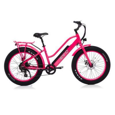 Bicicletta Bad Bike EVO FAT Folding eBike Pink Shocking 500W