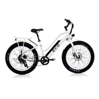 Bicicletta Bad Bike EVO FAT Folding eBike White Pearl 250W