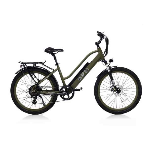 Bicicletta Bad Bike EVO Folding eBike Green Matt 250W