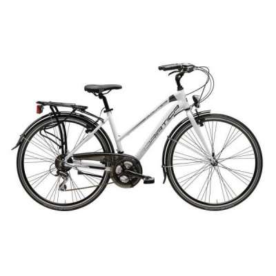 Bicicletta Cicli Adriatica City Trekking Boxter HP Donna 28" 21V Bianco Ghiaccio