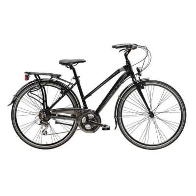 Bicicletta Cicli Adriatica City Trekking Boxter HP Donna 28" 21V Nero Opaco
