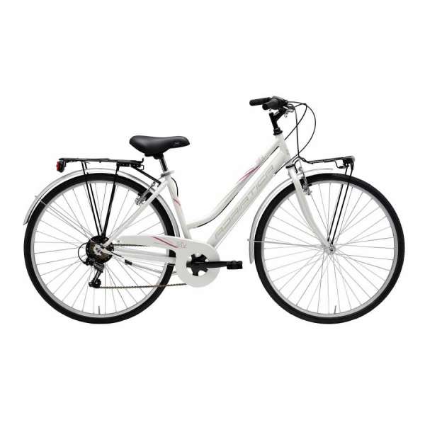 Bicicletta Cicli Adriatica City Trekking Movie Donna 28" 6V Bianco
