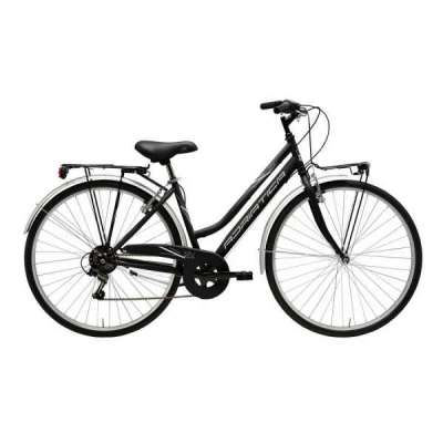 Bicicletta Cicli Adriatica City Trekking Movie Donna 28" 6V Nero