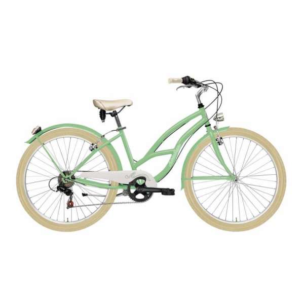 Bicicletta Cicli Adriatica Cruiser Donna 26" 6V Verde