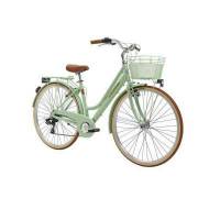 Bicicletta Cicli Adriatica Vintage Retr&ograve; Donna 28" 6V Verde Menta