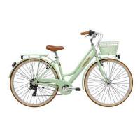 Bicicletta Cicli Adriatica Vintage Retr&ograve; Donna 28" 6V Verde Menta