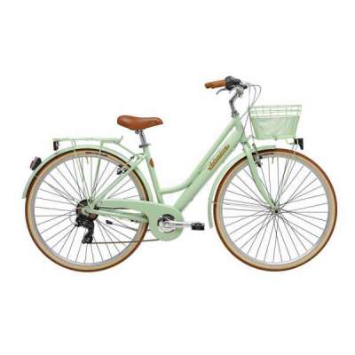 Bicicletta Cicli Adriatica Vintage Retr&ograve; Donna 28" 6V Verde Menta