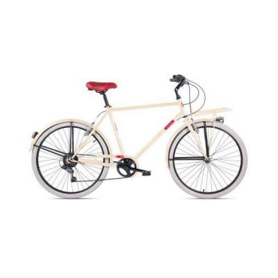 Bicicletta City Bike LETOULE FACILE 28" 6V Steel Man Avana Nights