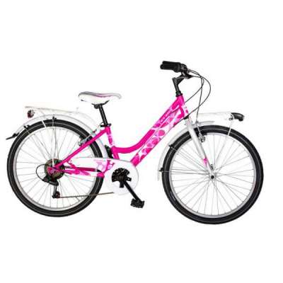 Bicicletta Velomarche CITY BIKE RED MOON 24" 6V VM 194L Bambina/Ragazza Fucsia