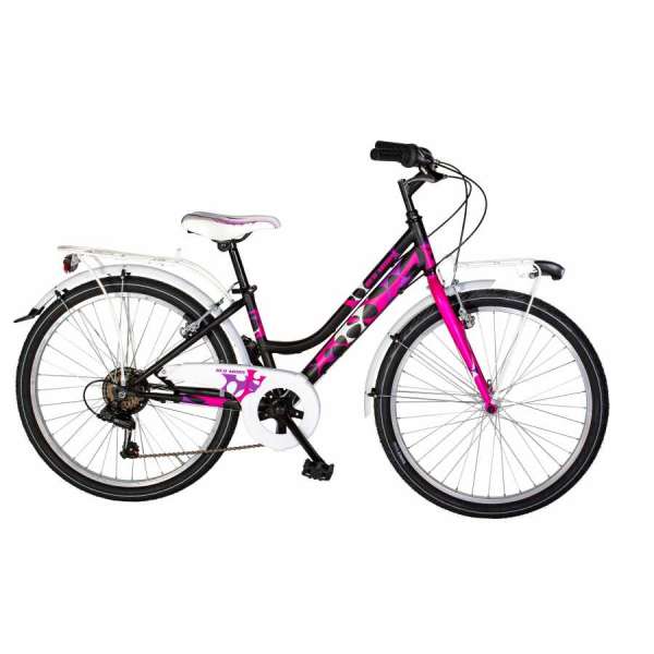 Bicicletta Velomarche CITY BIKE RED MOON 24" VM 194L Bambina/Ragazza Black