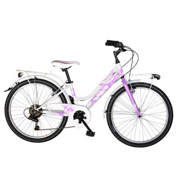 Bicicletta Velomarche CITY BIKE RED MOON 24" VM 194L Bambina/Ragazza White
