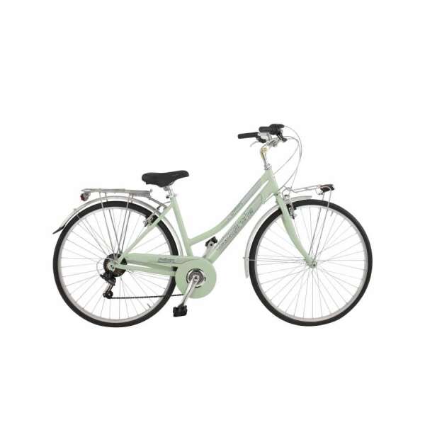 Bicicletta Velomarche CITY BIKE TOWN 28&rdquo; 6V VM 665AL Donna Light Green