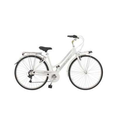 Bicicletta Velomarche CITY BIKE TOWN 28&rdquo; 18V VM 655AL Donna White