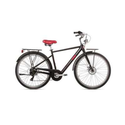Bicicletta E-Bike LETOULE MOD&Egrave; HYBRID MAN 28" High Ride Buio
