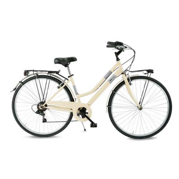Bicicletta Velomarche CITY BIKE FUSION 28&rdquo; 6V VM 609L Donna Beige