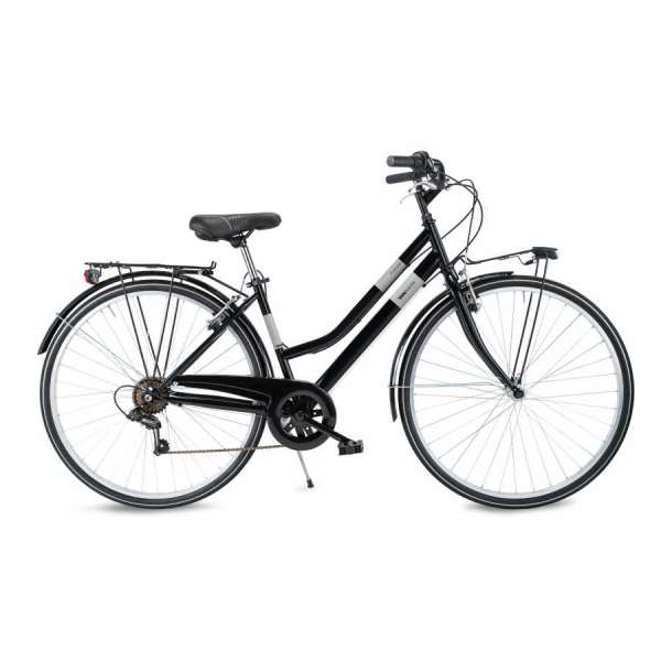 Bicicletta Velomarche CITY BIKE FUSION 28&rdquo; 6V VM 609L Donna Black