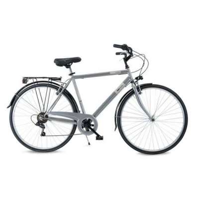 Bicicletta Velomarche CITY BIKE FUSION 28&rdquo; 6V VM 609M Uomo Silver