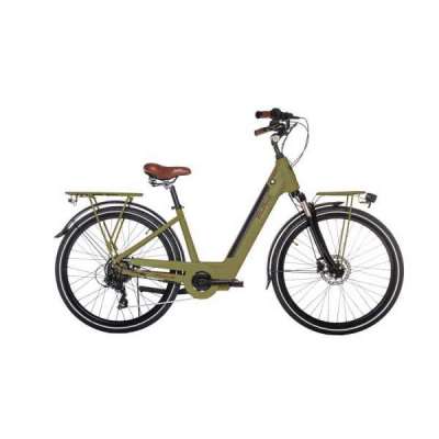 Bicicletta Via Veneto Classic E-bike Lady 26&rdquo; 6 Speed VVE62L Verde Oasi