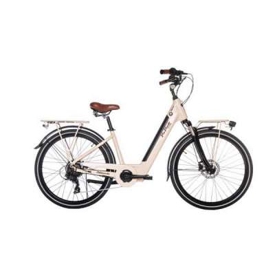 Bicicletta Via Veneto Classic E-bike Lady 28&rdquo; 6 Speed VVE63L  Beige Cappuccino