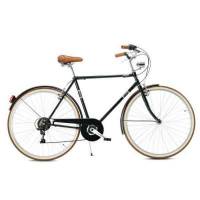 Bicicletta Via Veneto Condorino Man 28" 6 Speed VV601M Nero Polvere di Caff&egrave; (Opaco)