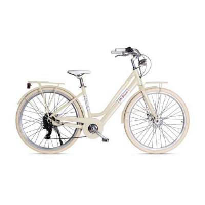 Bicicletta Via Veneto E-Bike Victoria 28&rdquo; 7 Speed VVE66L Beige Sahara (Opaco)