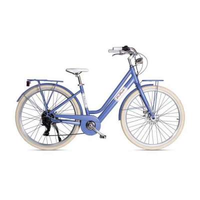 Bicicletta Via Veneto E-Bike Victoria 28&rdquo; 7 Speed VVE66L Blu Capri (Opaco)