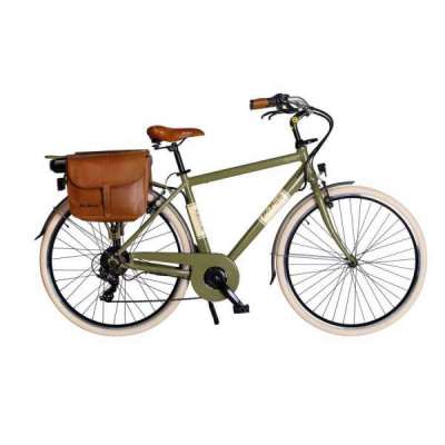 Bicicletta Via Veneto Elegance E-bike Man 28&rdquo; 6 Speed VVE60M Verde Oasi