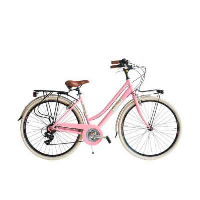 Bicicletta Via Veneto Elegance Lady 28&rdquo; Eighteen Speed VV615AL Rosa Diva