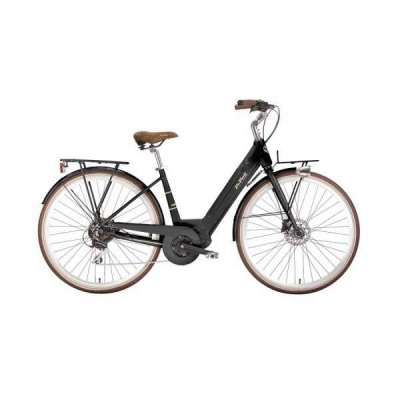 Bicicletta Via Veneto E-Lite Lady 28&rdquo; 7 Speed VVE64L Nero Polvere di Caff&egrave; (Opaco)