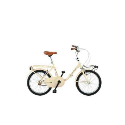Bicicletta Via Veneto Folding Mia 20&rdquo; Six Speed VV735 Beige Cappuccino