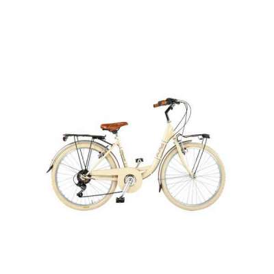 Bicicletta Via Veneto Giuly Lady 24&rdquo; Six Speed VV524L Beige Cappuccino