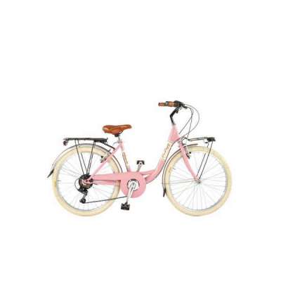 Bicicletta Via Veneto Giuly Lady 24&rdquo; Six Speed VV524L Rosa Diva