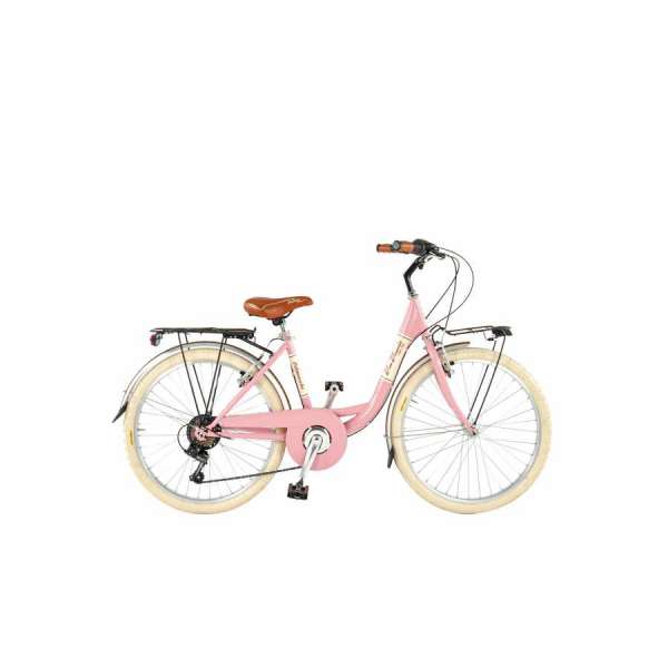 Bicicletta Via Veneto Giuly Lady 24&rdquo; Six Speed VV524L Rosa Diva
