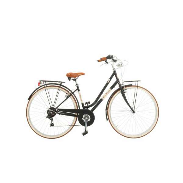 Bicicletta Via Veneto Malagueta Lady 28&rdquo; Six Speed VV619L Nero Polvere di Caff&egrave; (Opaco)
