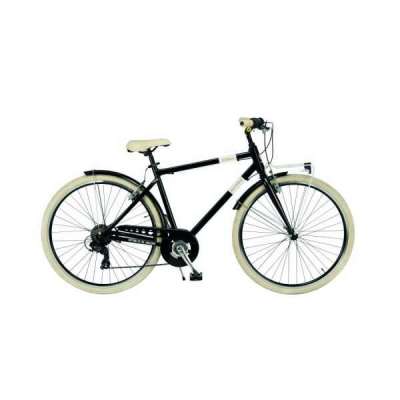 Bicicletta Via Veneto Milano Man 28&rdquo; Six Speed VV699MM Nero Polvere di Caff&egrave; (Opaco)