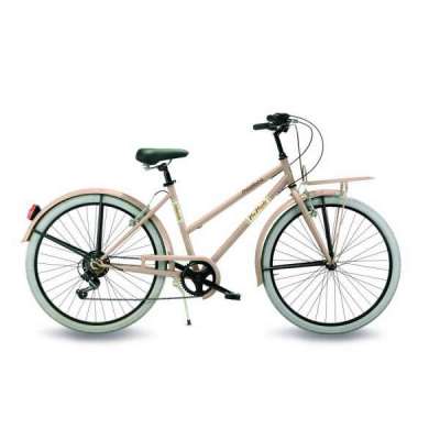 Bicicletta Via Veneto Mooloco Lady 26&rdquo; Six Speed VV726L Beige Cappuccino