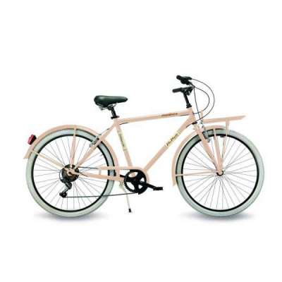 Bicicletta Via Veneto Mooloco Man 26&rdquo; Six Speed VV726M Beige Cappuccino