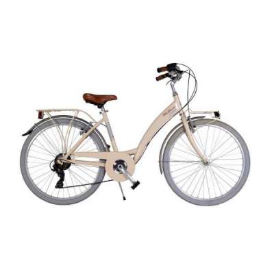 Bicicletta Via Veneto Nuv&ograve; Lady 26" Six Speed VV526AL Beige Cappuccino
