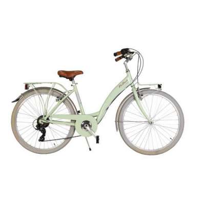 Bicicletta Via Veneto Nuv&ograve; Lady 26" Six Speed VV526AL Verde Giulietta
