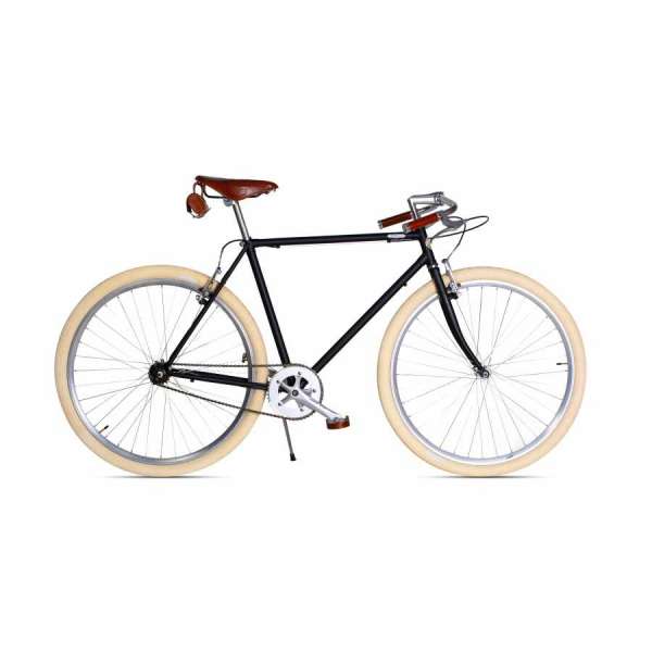 Bicicletta Via Veneto Roma 2.0 Man 28&rsquo;&rsquo; One Speed VV698MR Nero Polvere di Caff&egrave; (Opaco)