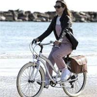 Bicicletta Via Veneto Cruiser Sun on the Beach Lady 26&rdquo; Six Speed VV790L White