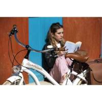 Bicicletta Via Veneto Cruiser Sun on the Beach Lady 26&rdquo; Six Speed VV790L White
