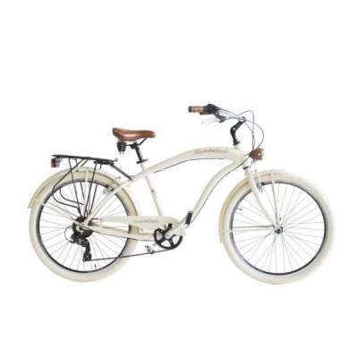 Bicicletta Via Veneto Cruiser Sun on the Beach Man 26&rdquo; Six Speed V790M Beige