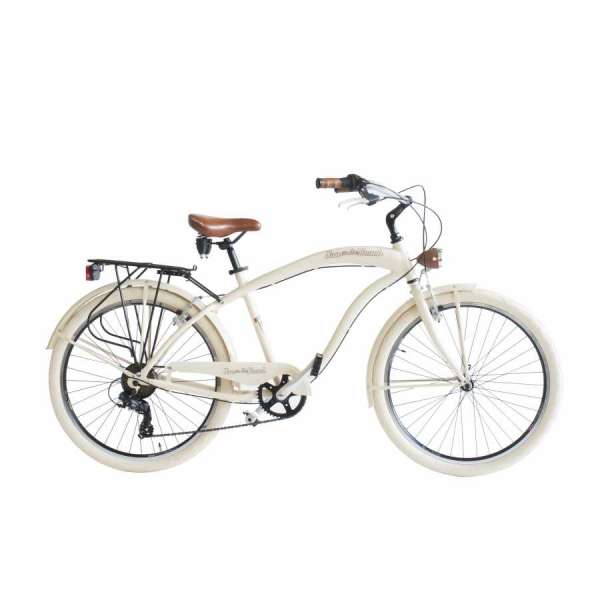 Bicicletta Via Veneto Cruiser Sun on the Beach Man 26&rdquo; Six Speed V790M Beige