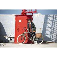 Bicicletta Via Veneto Cruiser Sun on the Beach Man 26&rdquo; Six Speed V790M Green Matt