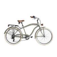 Bicicletta Via Veneto Cruiser Sun on the Beach Man 26&rdquo; Six Speed V790M Green Matt