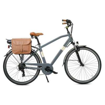 Bicicletta Via Veneto Classic E-bike Man 28&rdquo; 6 Speed VVE62M Grigio Gallante