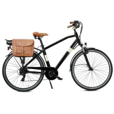 Bicicletta Via Veneto Classic E-bike Man 28&rdquo; 6 Speed VVE62M Nero Provocatore (Lucido)